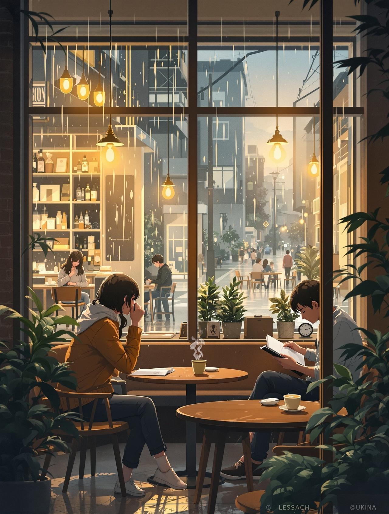 夸克短剧库 - 雨天的咖啡店